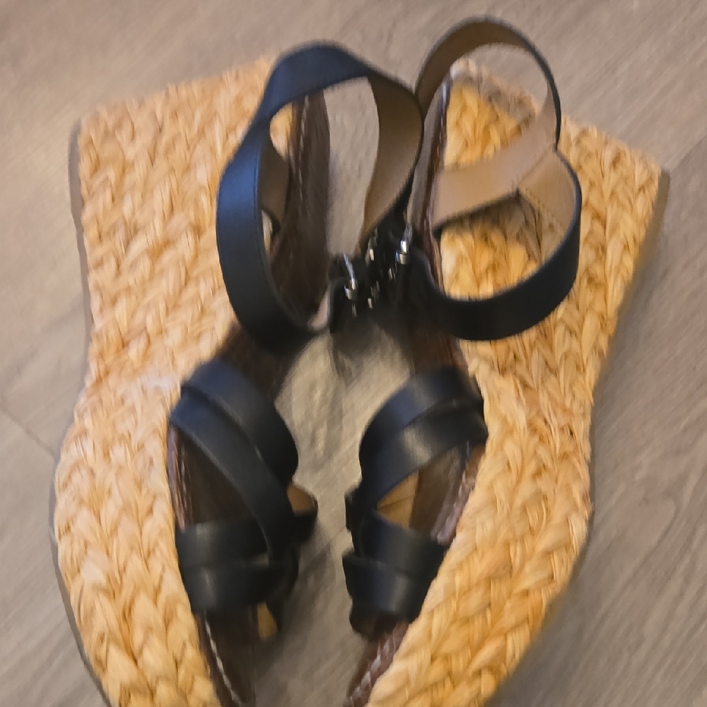 Sam Edelman Black Espadrille Sandals - Picture 5 of 7